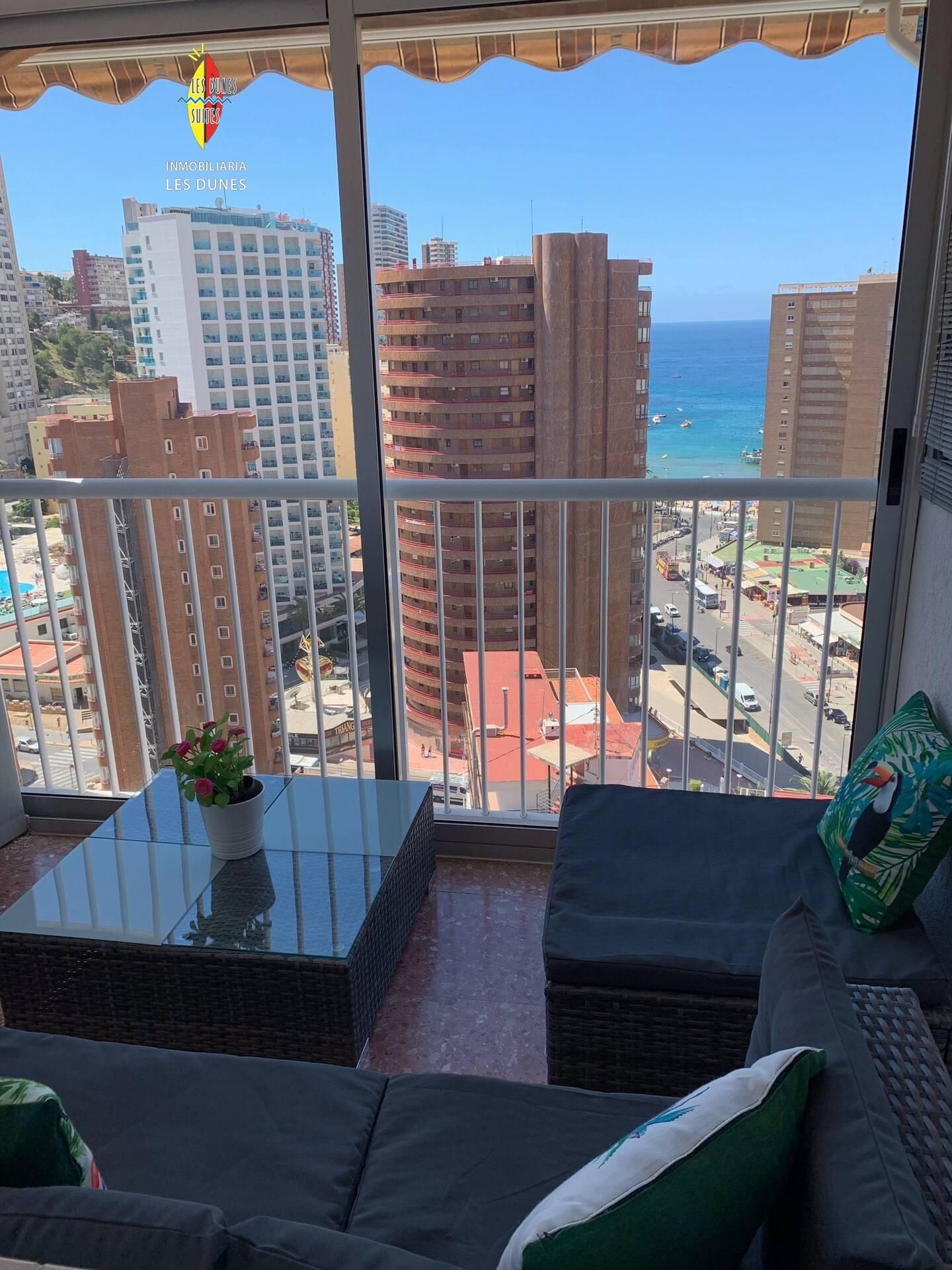Terrassa de Apartament en venda en Benidorm amb Aire condicionat, Jardí privat i Terrassa