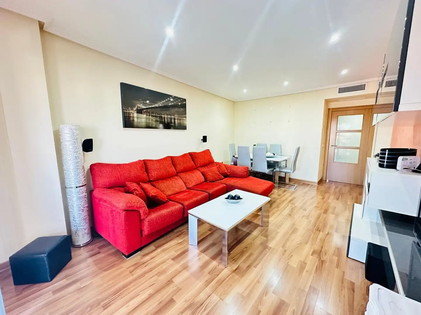 Living room of Flat for sale in Molina de Segura  with Air Conditioner, Heating and Private garden