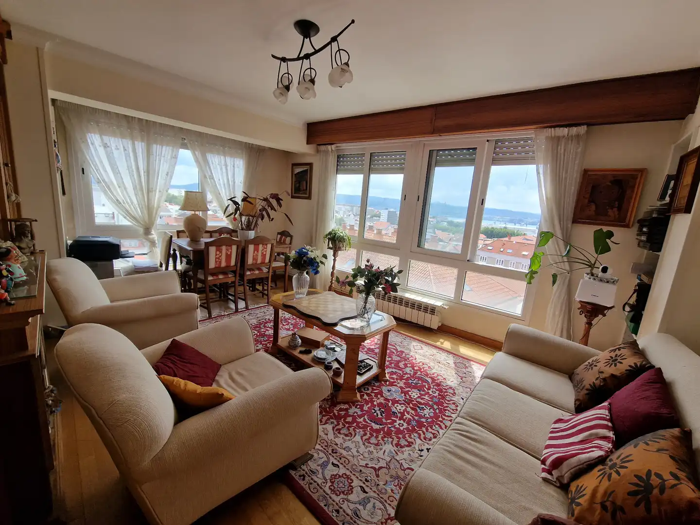 Living room of Flat for sale in Ferrol  with Heating and Terrace