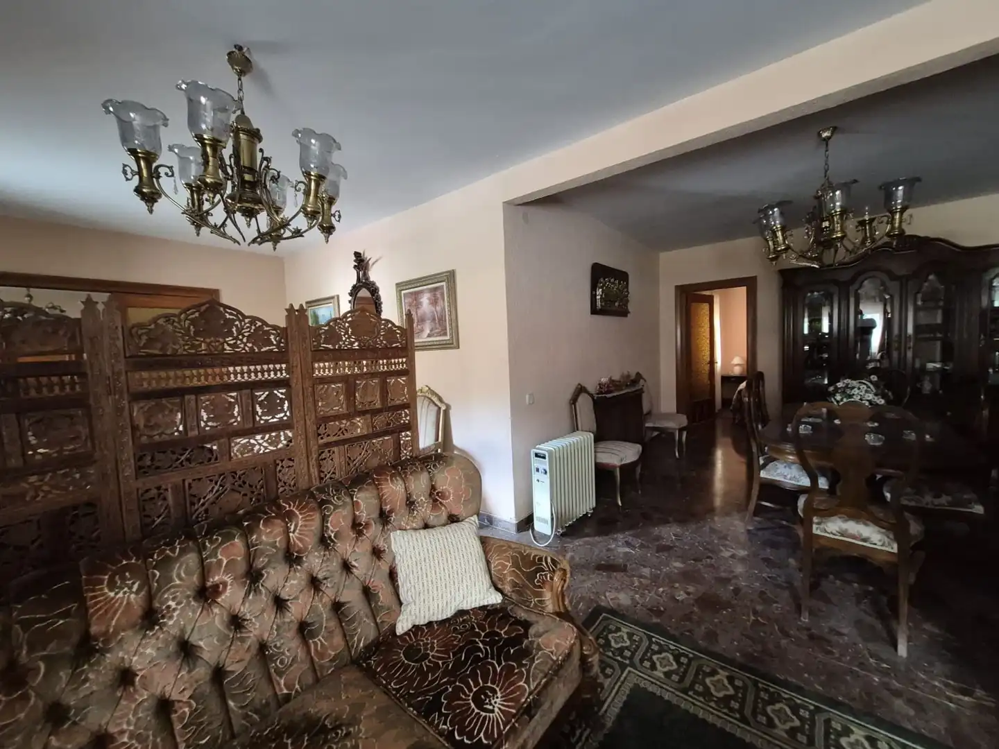 Sala de estar de Piso en venta en El Barraco  con Calefacción, Terraza y Amueblado
