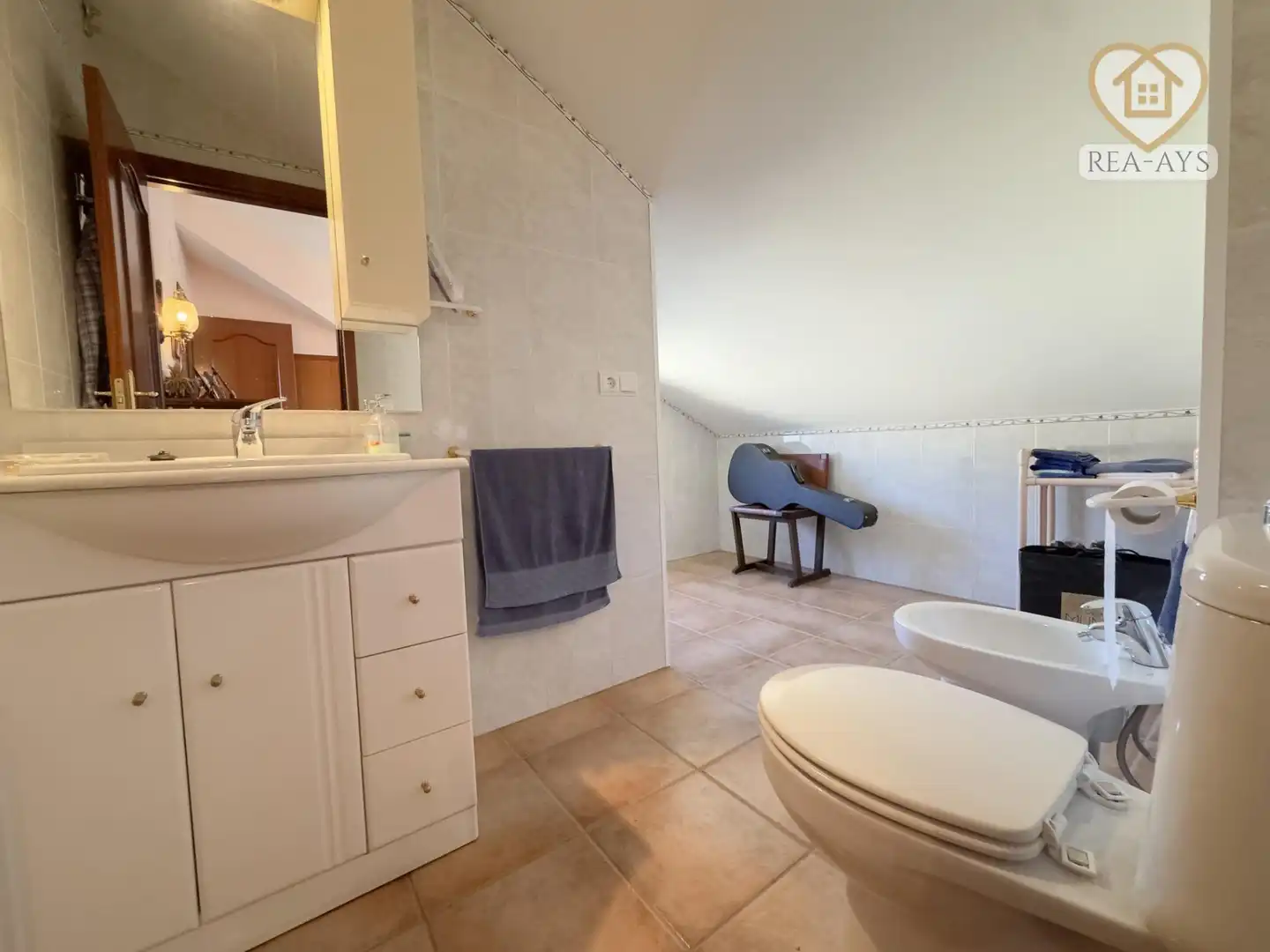 Baño de Casa o chalet en venta en Albinyana con Jardín privado, Terraza y Amueblado