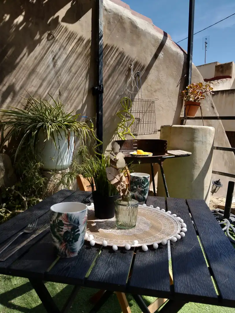 Terraza de Casa adosada en venta en Sax con Jardín privado, Terraza y Trastero