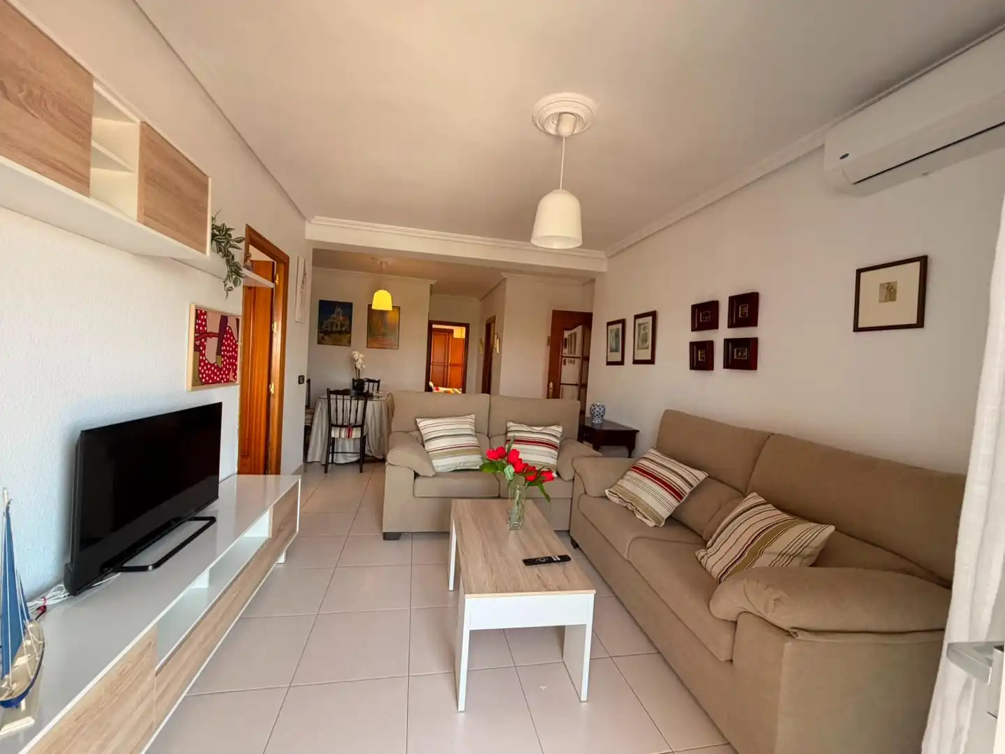 Sala de estar de Piso de alquiler en Mérida con Aire acondicionado, Calefacción y Amueblado