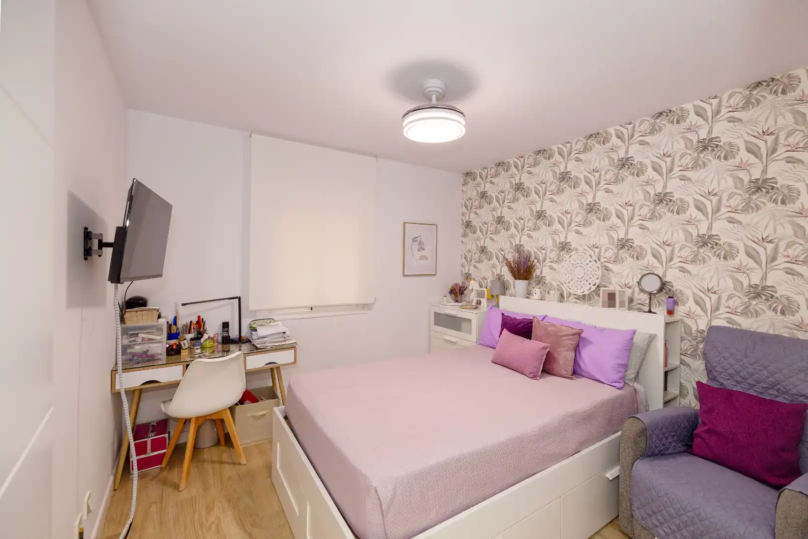 Bedroom of Flat for sale in Málaga  with Air Conditioner, Heating and Terrace