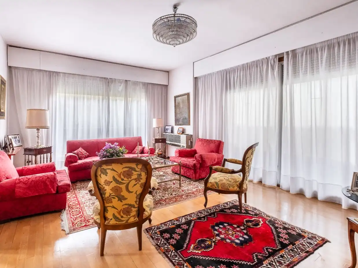 Sala de estar de Piso en venta en  Madrid Capital con Terraza y Balcón