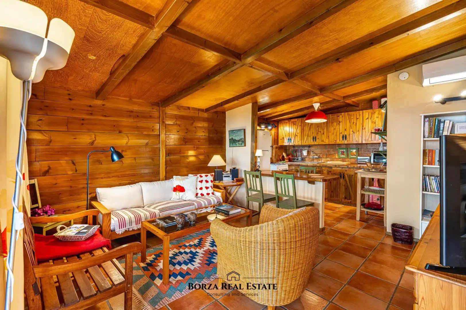 Sala de estar de Finca rústica de alquiler en Granadilla de Abona con Aire acondicionado, Jardín privado y Terraza