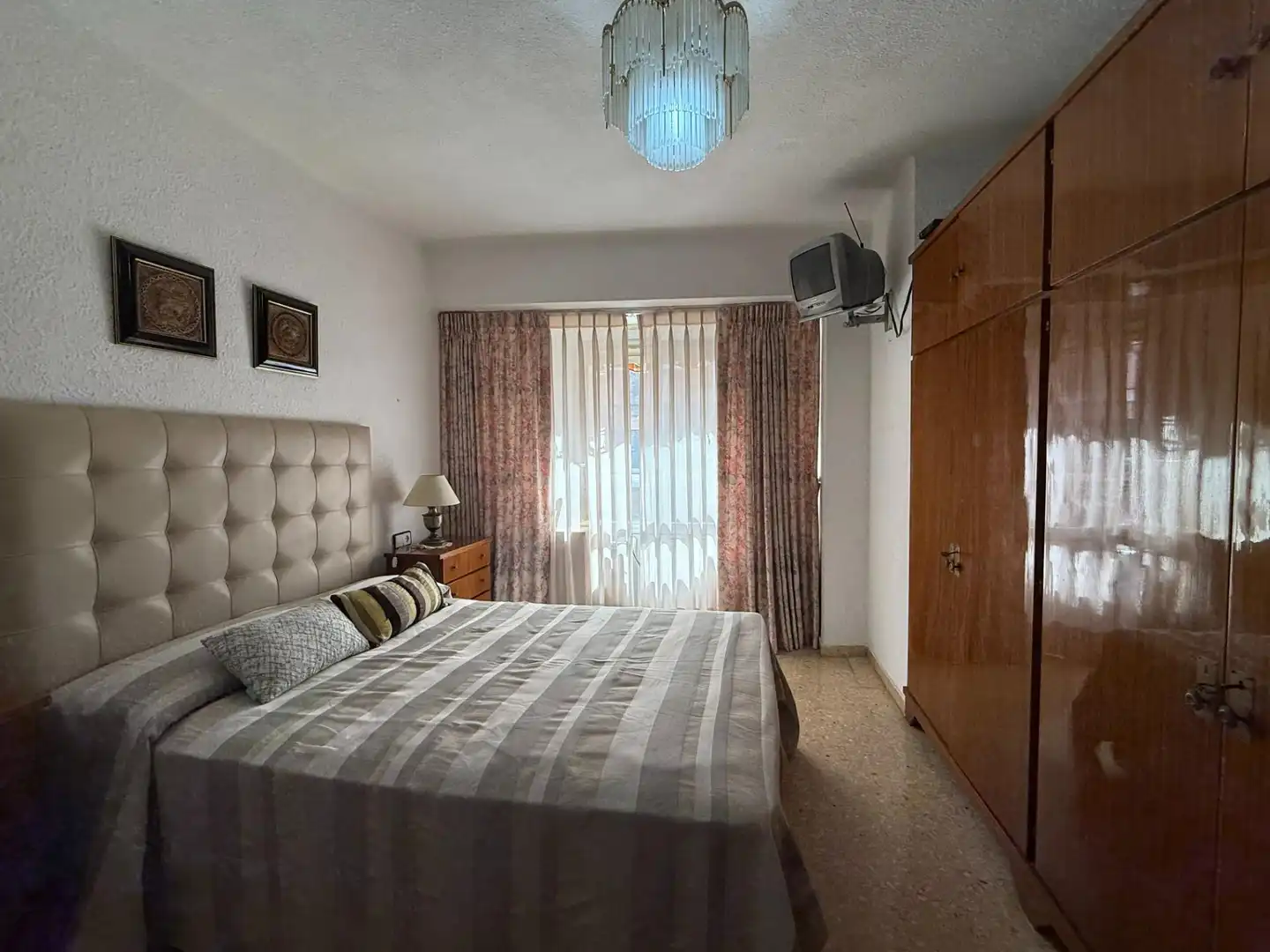 Bedroom of Flat for sale in Benetússer  with Air Conditioner, Heating and Balcony