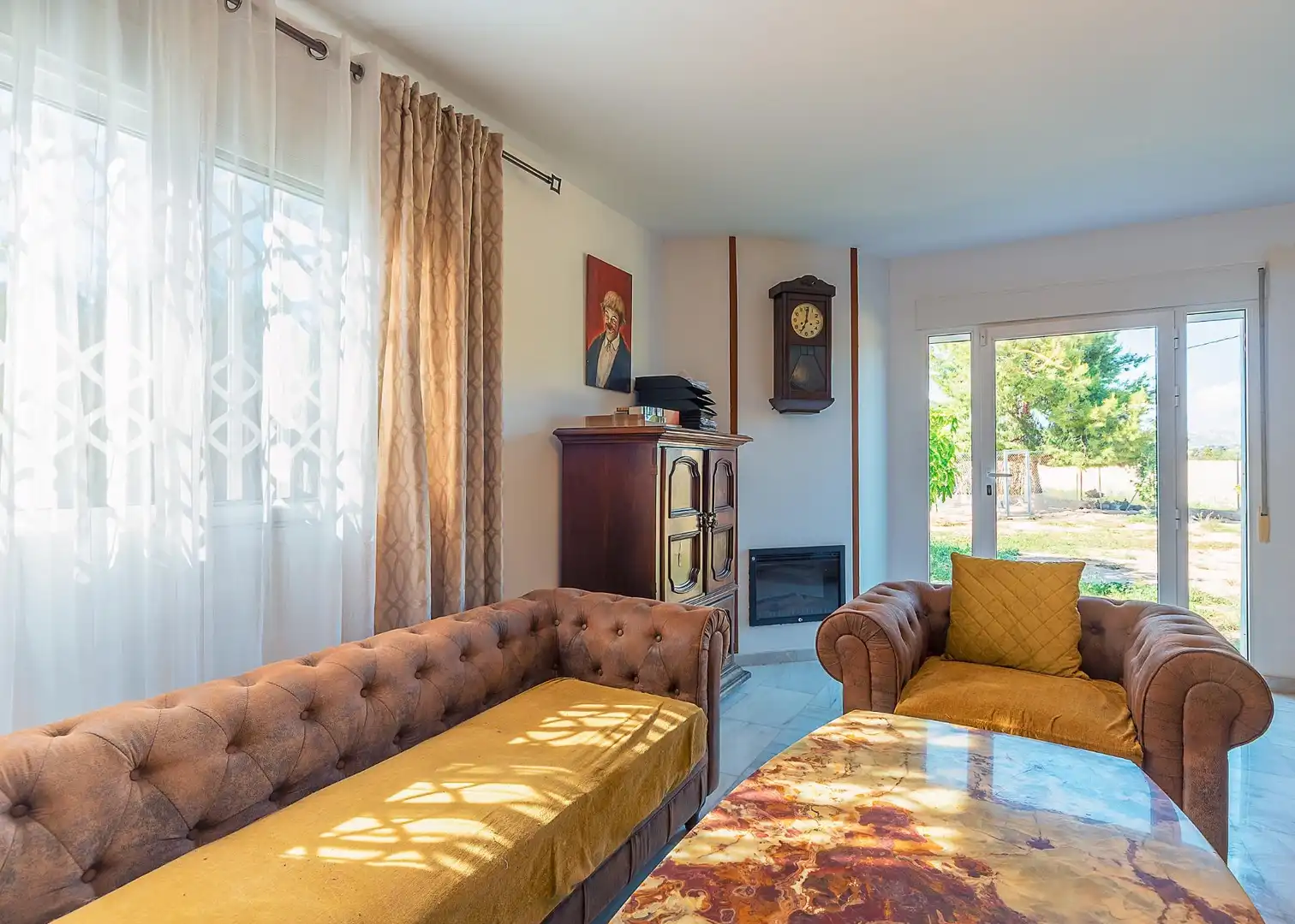 Living room of Houses for sale in Alicante / Alacant  with Heating, Private garden and Storage room