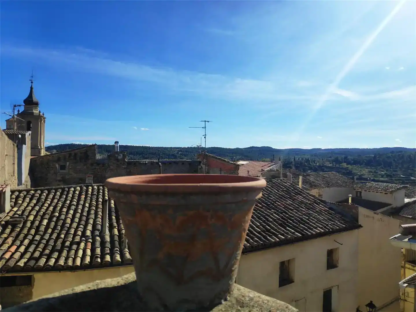 Terrassa de Casa adosada en venda en Valjunquera amb Balcó