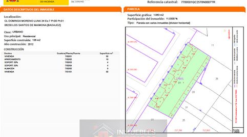 Foto 3 de Casa o xalet en venda a Dominga Moreno Luna, 34, Los Santos de Maimona, Badajoz