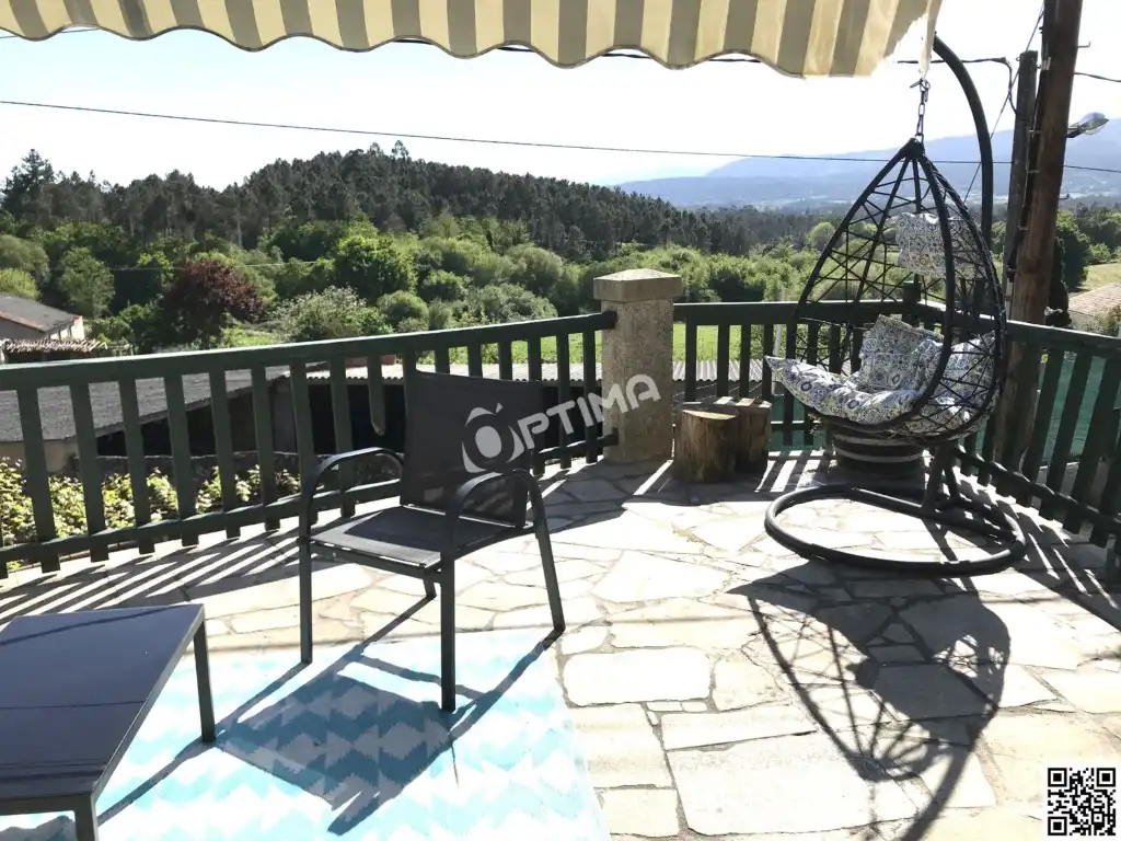 Terraza de Casa o chalet en venta en Ames con Terraza y Piscina