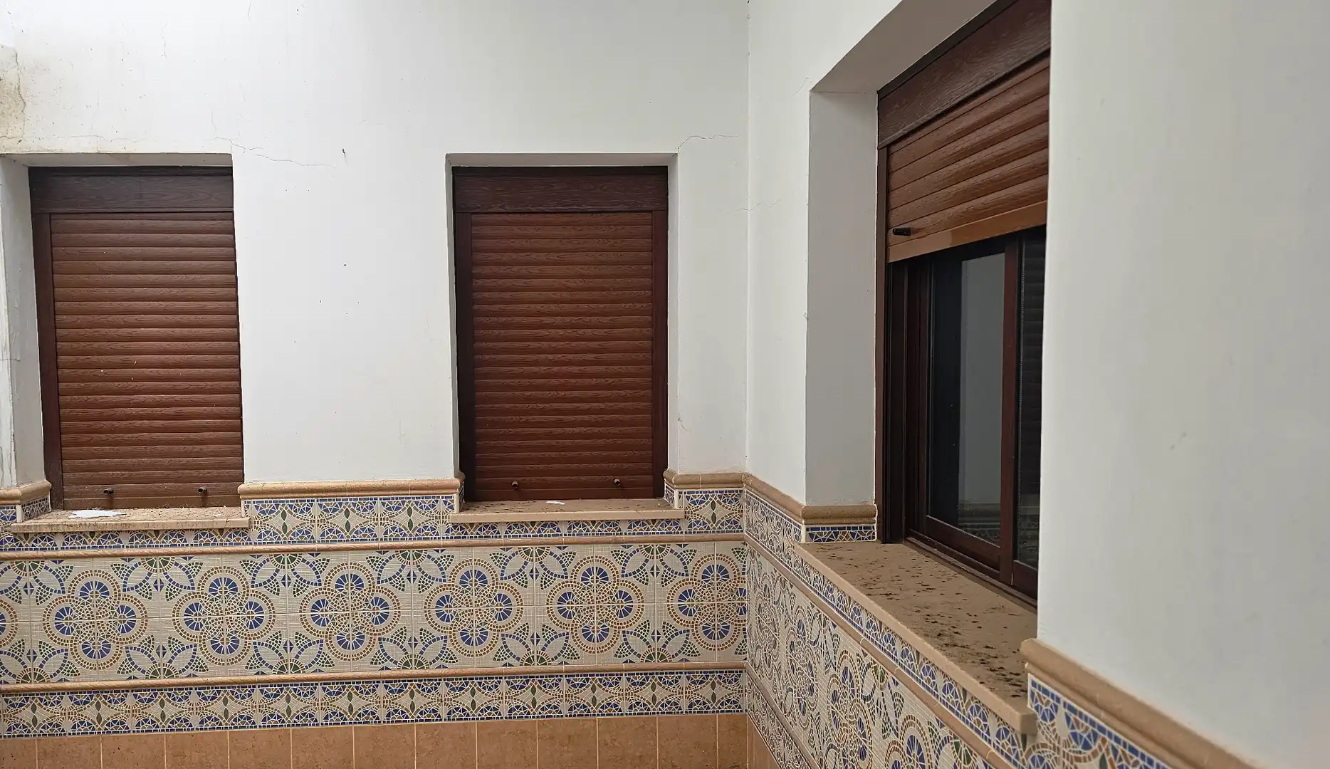 Balcony of Flat for sale in La Algaba  with Air Conditioner, Terrace and Storage room