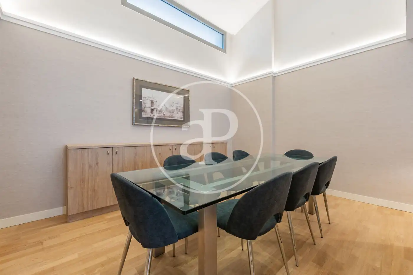 Dining room of Flat for rent in Madrid  with Air Conditioner, Heating and Terrace