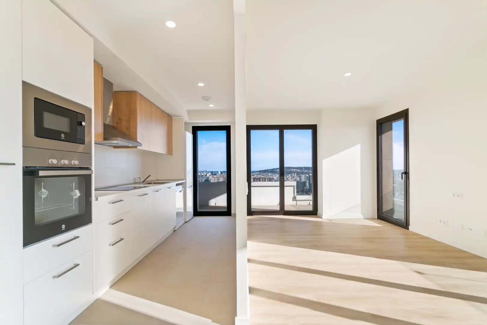 Cocina de Piso de alquiler en Esplugues de Llobregat con Aire acondicionado, Calefacción y Terraza