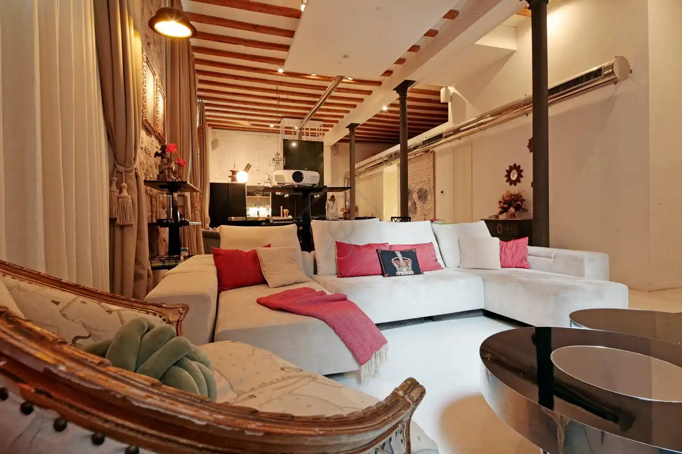 Sala d'estar de Loft en venda en Barcelona amb Aire condicionat i Calefacció