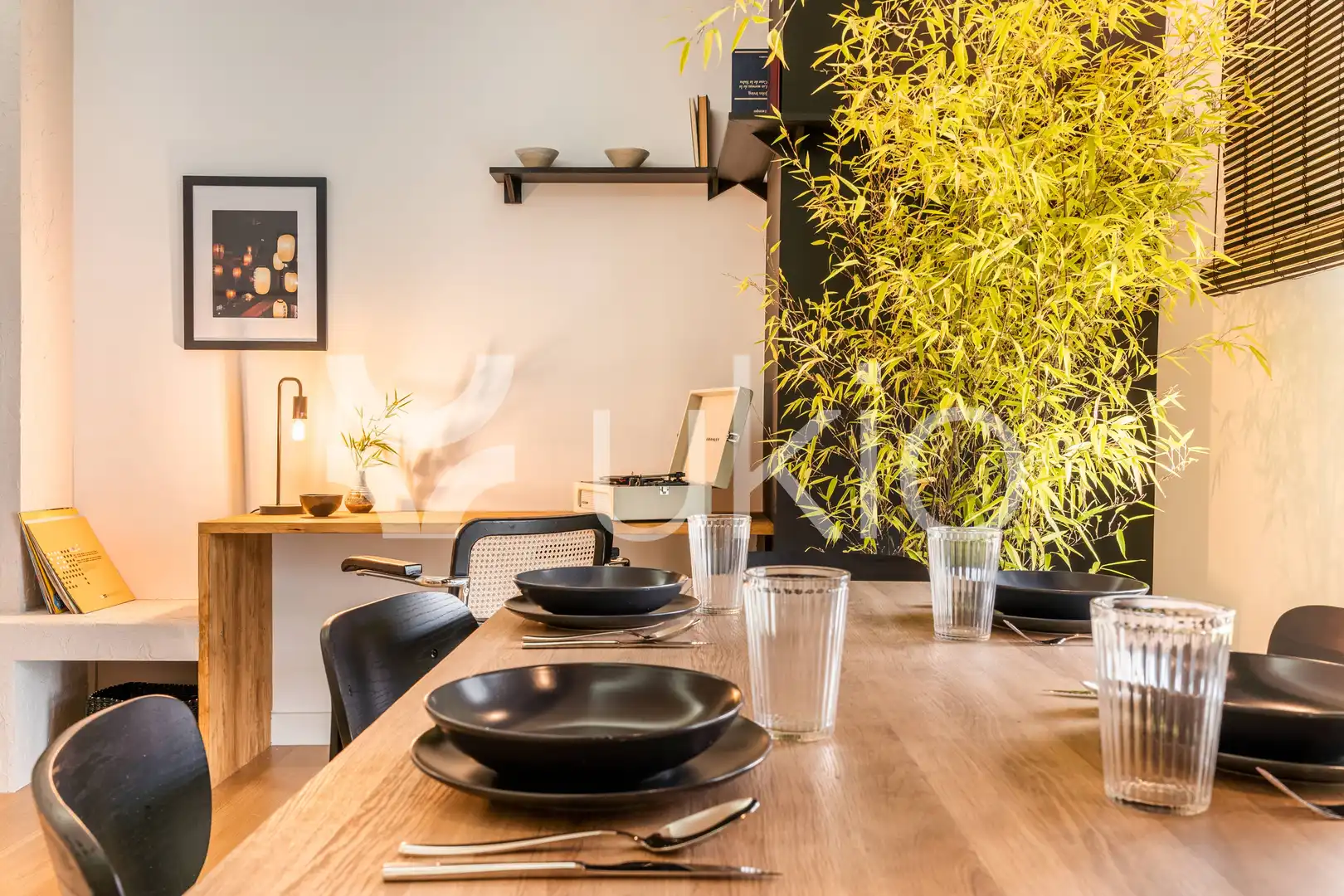 Comedor de Apartamento de alquiler en Madrid con Aire acondicionado, Calefacción y Amueblado