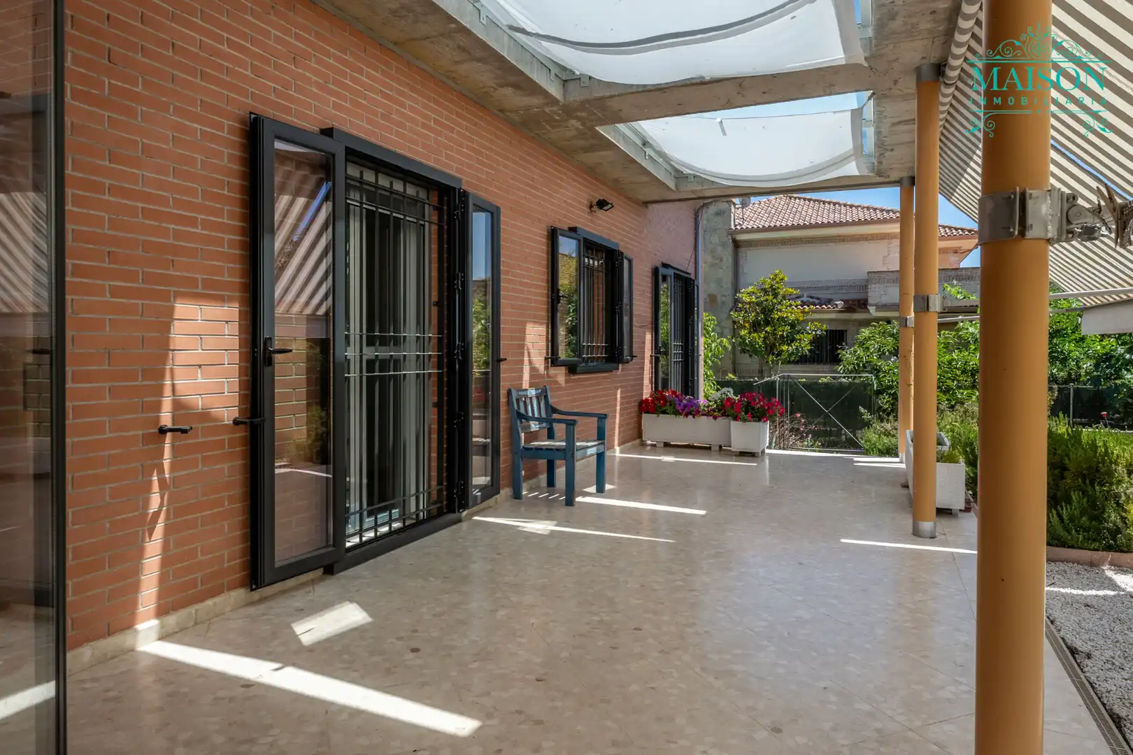 Terraza de Casa o chalet en venta en Valdetorres de Jarama con Aire acondicionado, Calefacción y Jardín privado