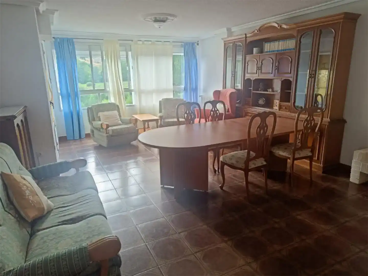Esszimmer von Wohnung zum Verkauf in Valderrueda mit Abstellraum, Möbliert und Ofen