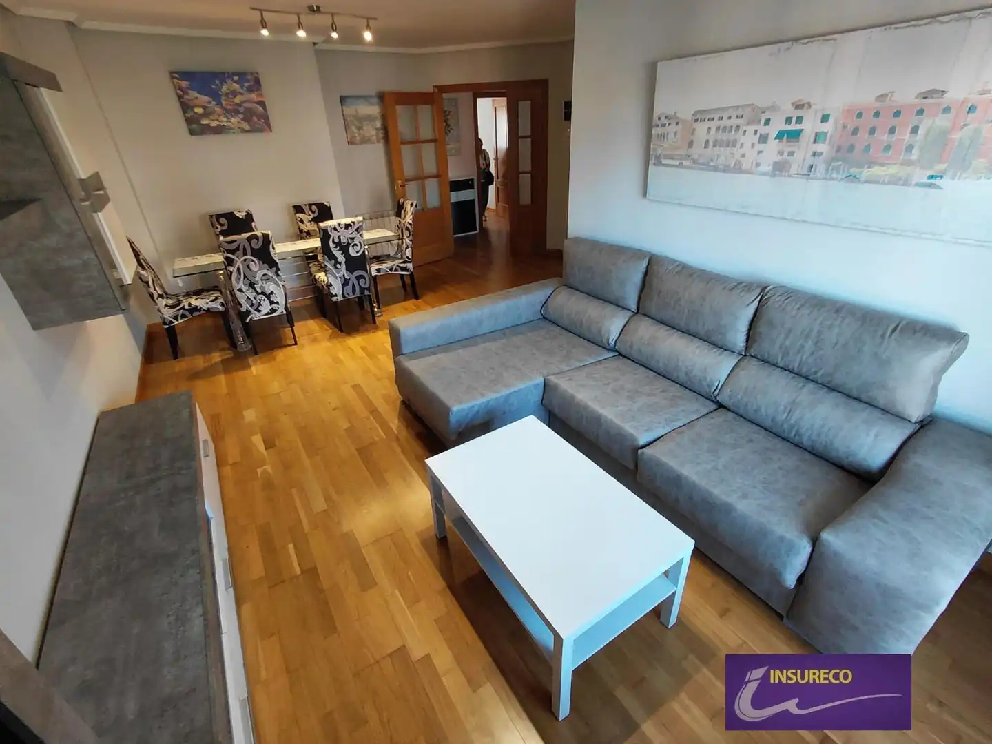 Wohnzimmer von Wohnung zur Miete in León Capital  mit Heizung, Terrasse und Abstellraum