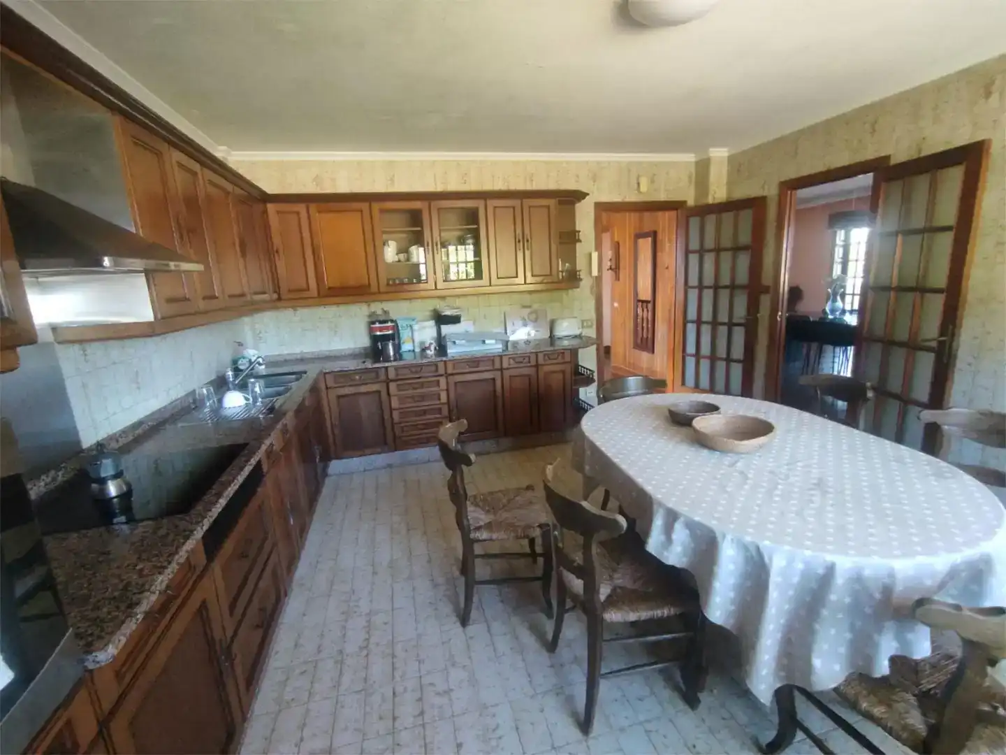 Cocina de Casa o chalet en venta en A Guarda   con Aire acondicionado, Jardín privado y Parquet