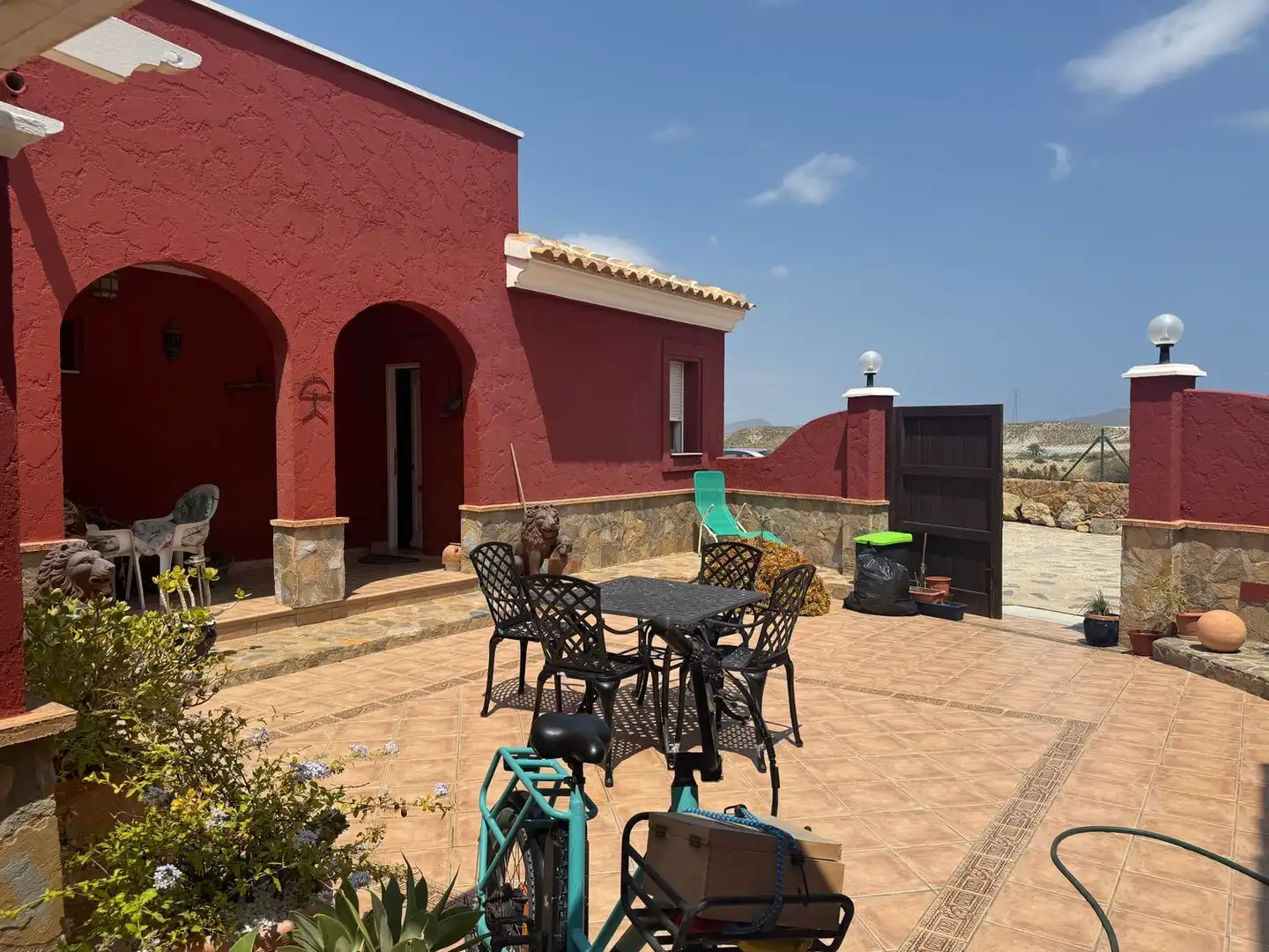 Terrassa de Casa o xalet en venda en Cuevas del Almanzora amb Aire condicionat, Terrassa i Piscina