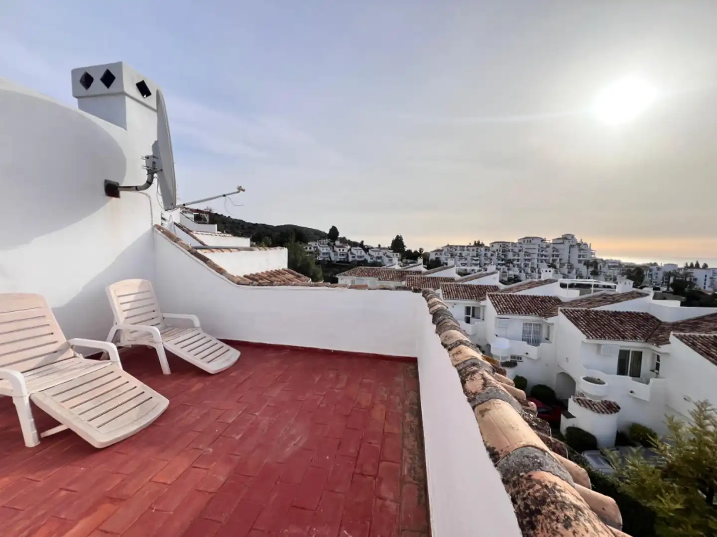 Terrassa de Casa adosada en venda en Mijas amb Jardí privat, Terrassa i Traster