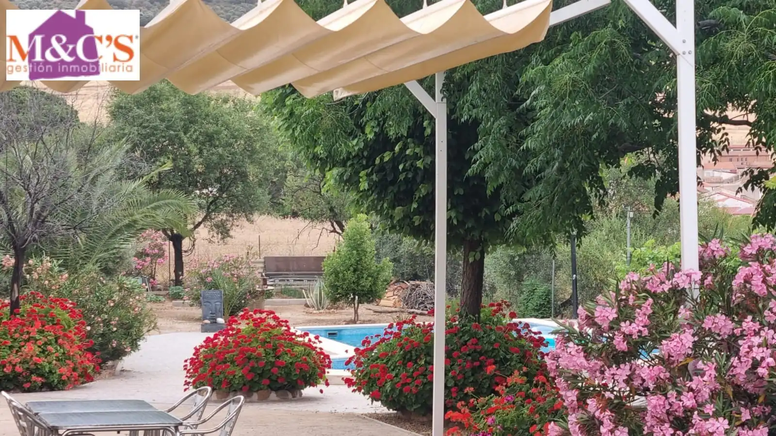 Garden of Houses for sale in Hinojosas de Calatrava  with Air Conditioner, Heating and Private garden