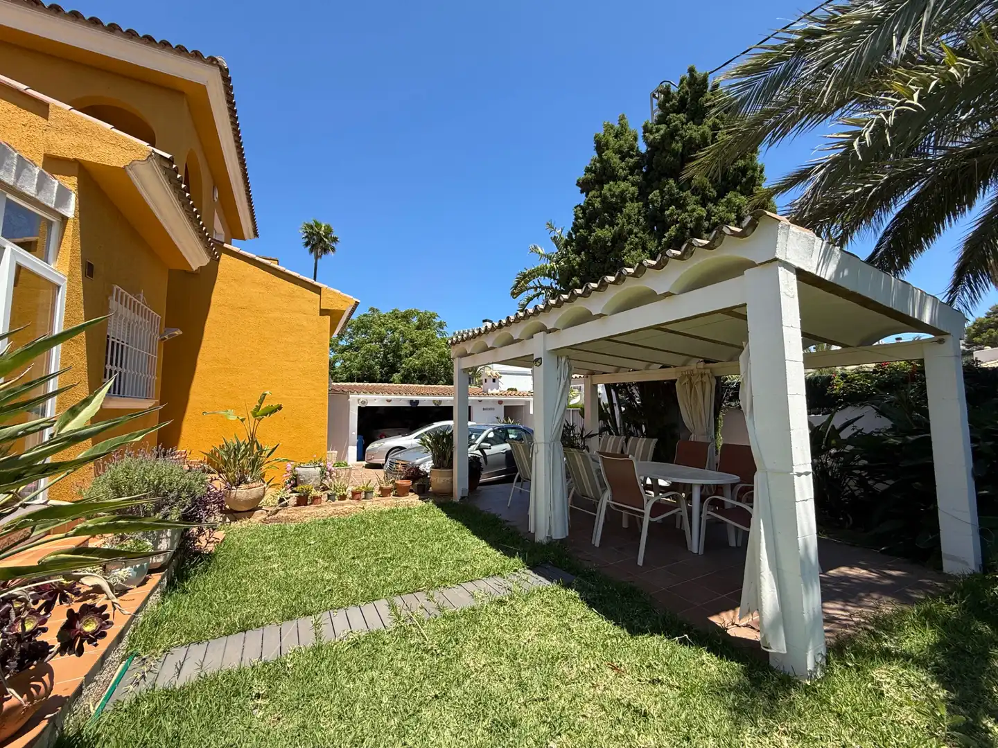 Garden of Houses for sale in Dénia  with Air Conditioner, Heating and Private garden