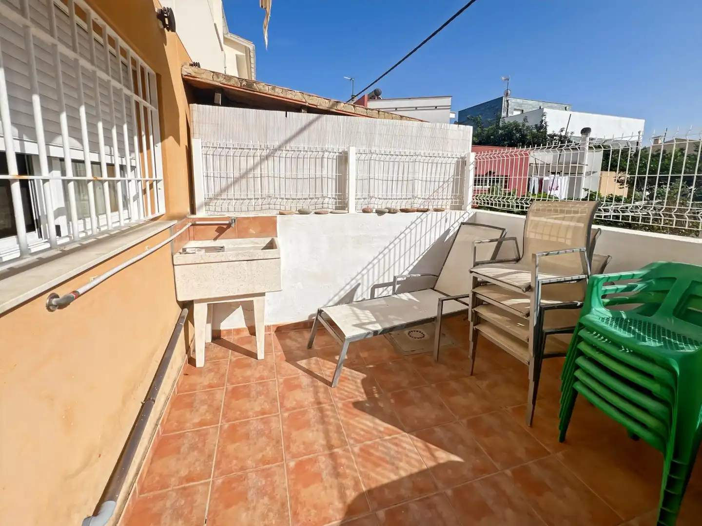 Terrace of Detached homes for sale in Almazora / Almassora  with Air Conditioner, Terrace and Storage room