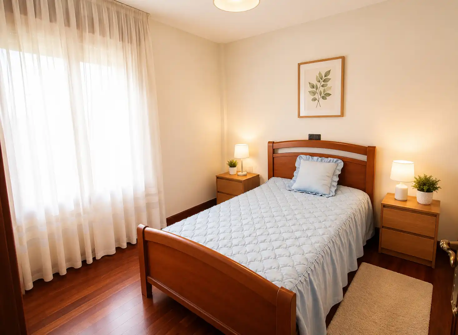 Bedroom of Flat for sale in Ugao- Miraballes  with Storage room, Furnished and Balcony
