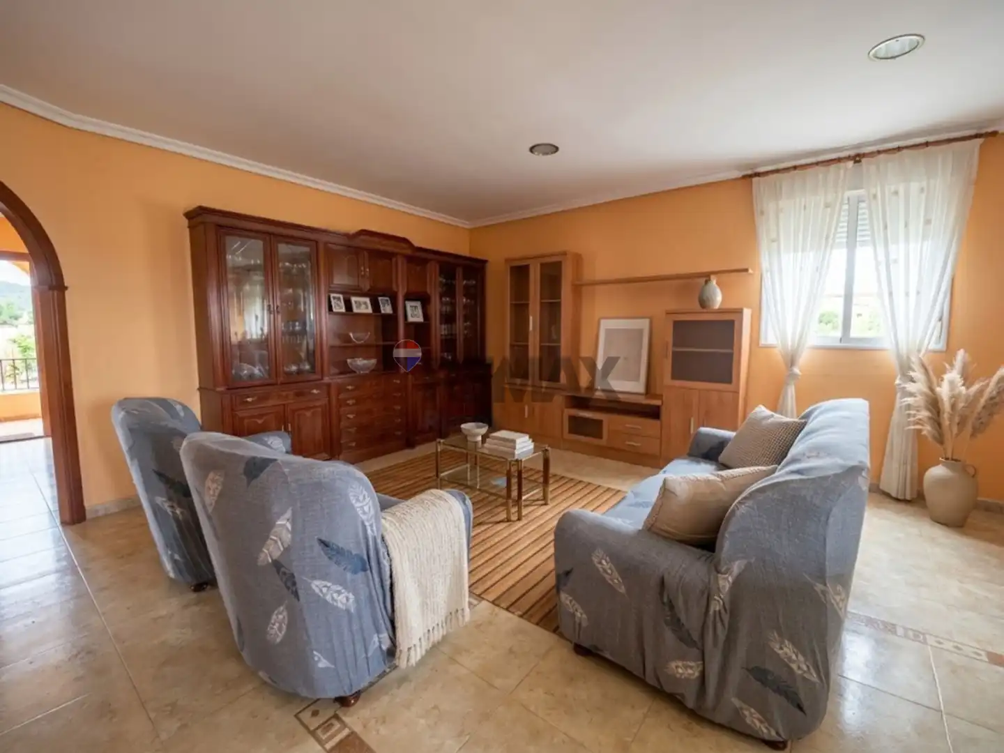 Sala de estar de Casa o chalet en venta en Lalín con Calefacción, Jardín privado y Terraza
