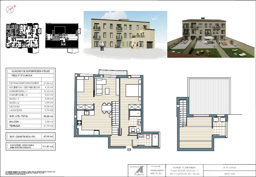 Duplex for sale in Castellar del Vallès  with Air Conditioner, Heating and Parquet flooring