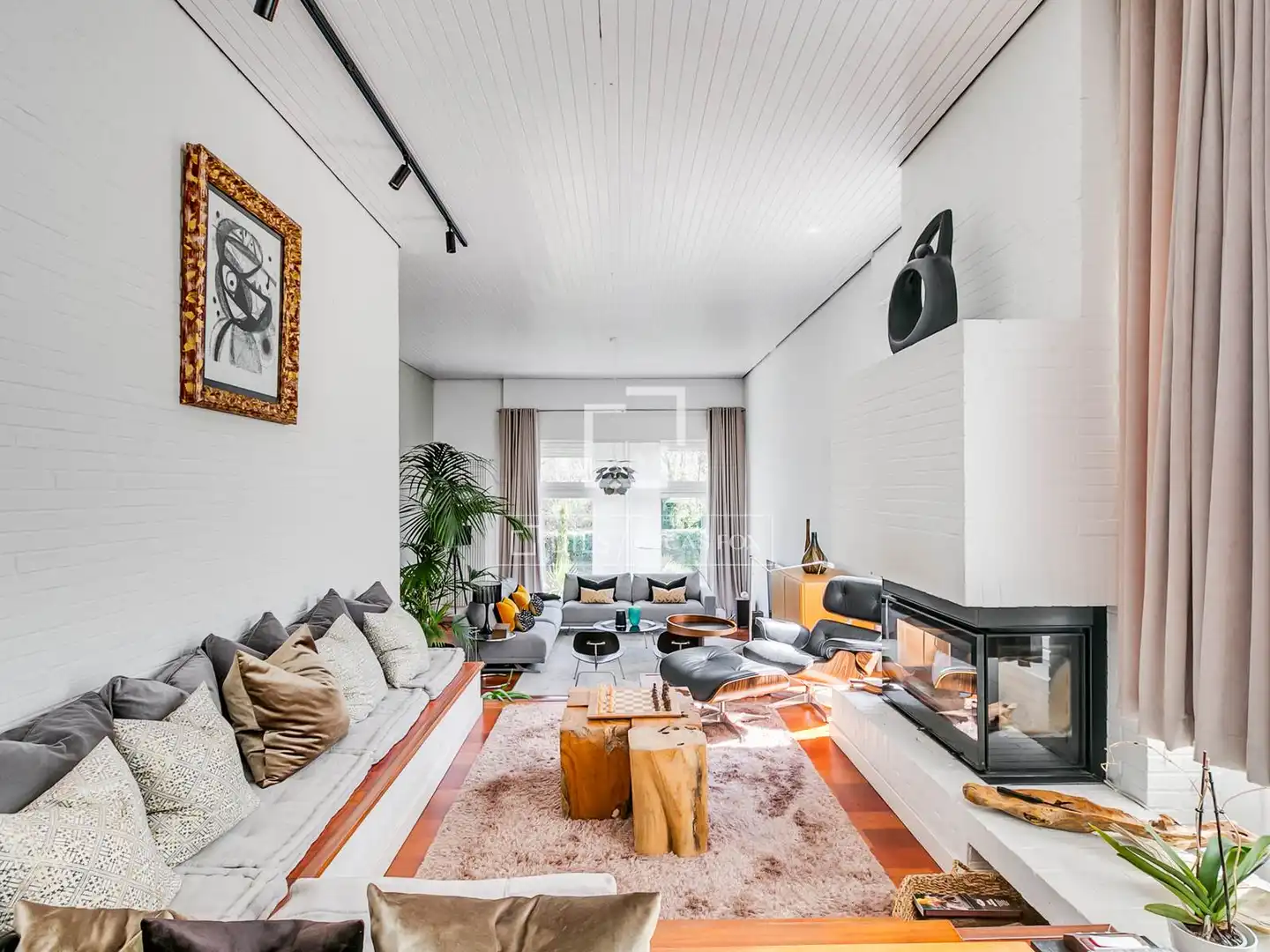 Sala de estar de Casa o chalet en venta en Algete con Aire acondicionado, Jardín privado y Parquet
