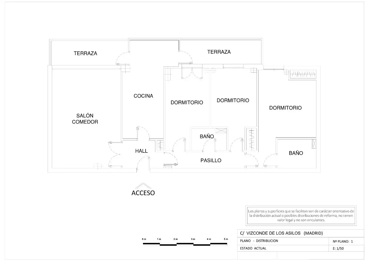 Piso en venta en Calle del Vizconde de los Asilos, Quintana