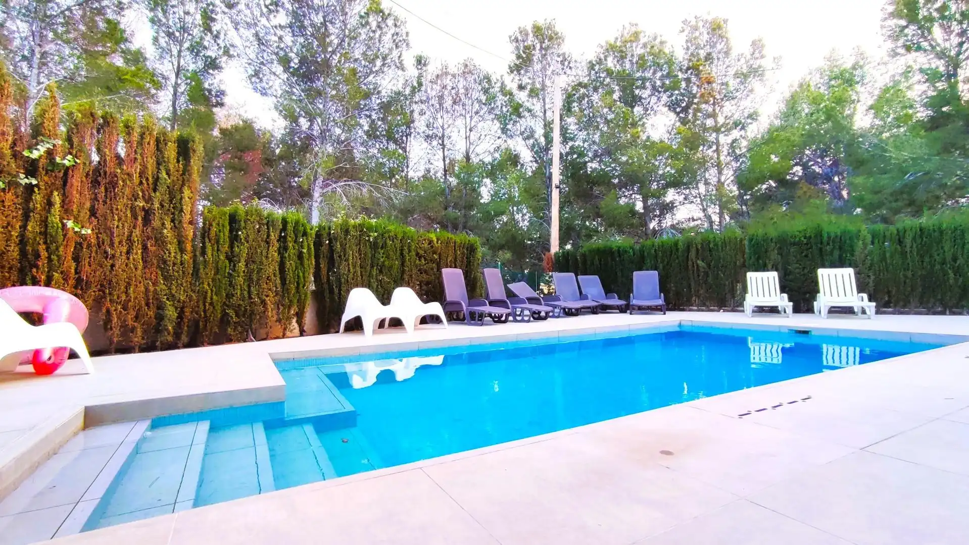 Piscina de Casa o xalet en venda en Calpe / Calp amb Aire condicionat, Jardí privat i Terrassa