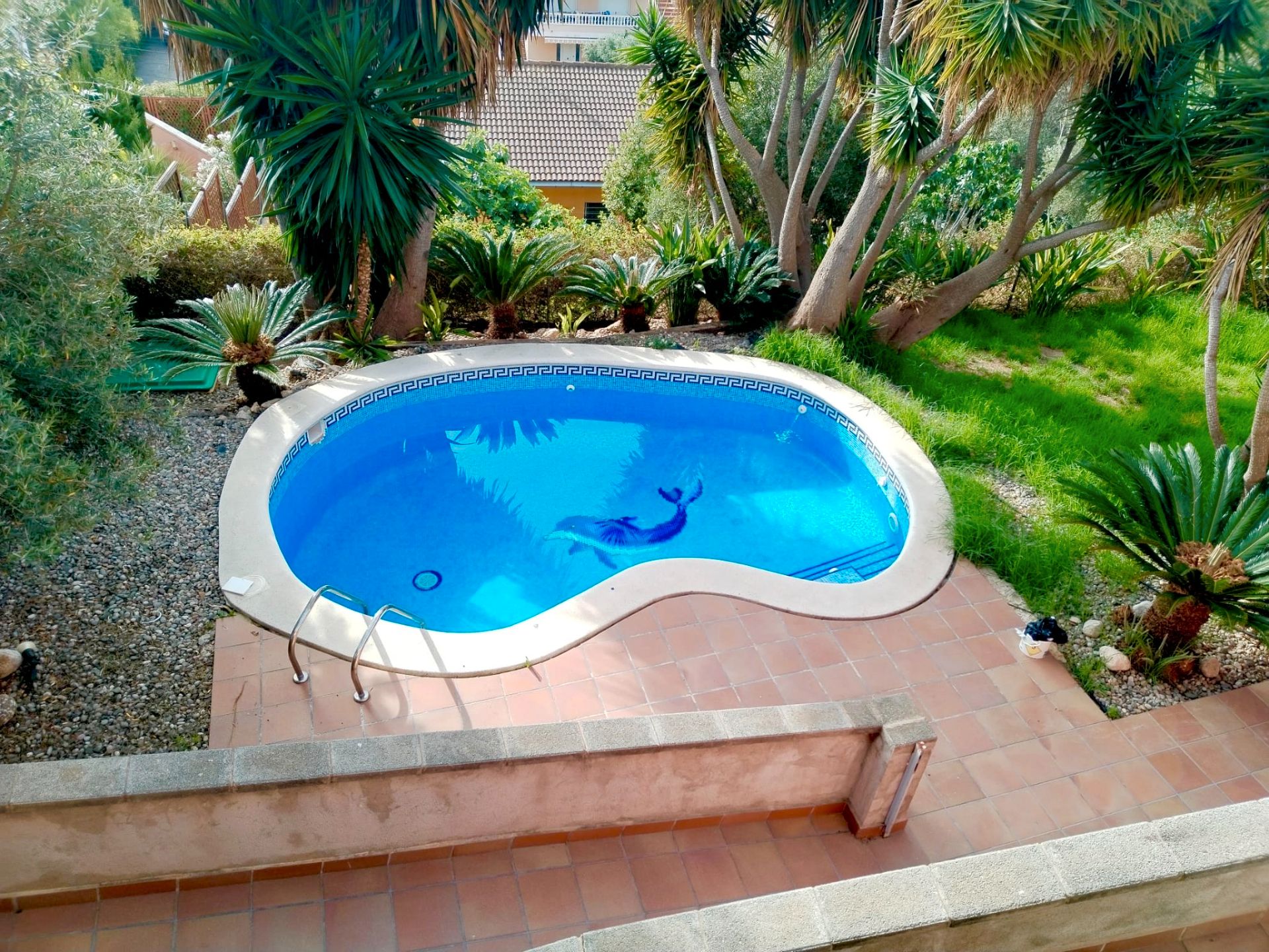 Swimming pool of House or chalet for sale in Calafell