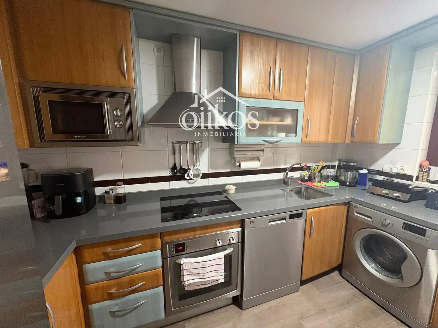 Cocina de Casa adosada en venta en Salamanca con Calefacción y Balcón