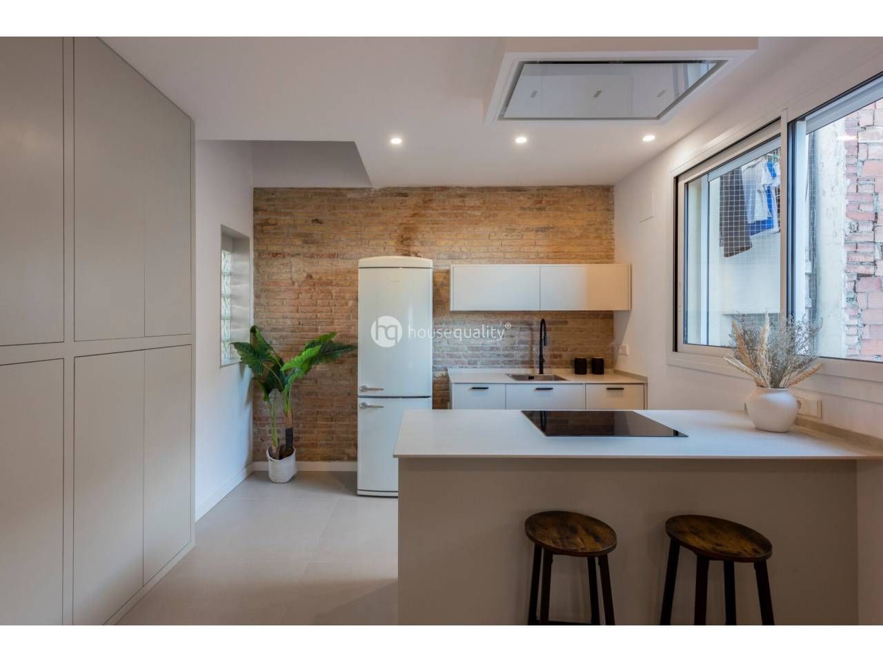 Küche von Dachboden zum Verkauf in  Barcelona Capital mit Klimaanlage, Heizung und Terrasse