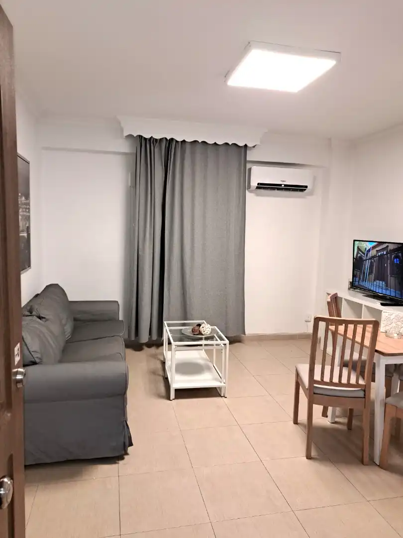 Sala de estar de Piso en venta en Málaga con Aire acondicionado, Terraza y Amueblado