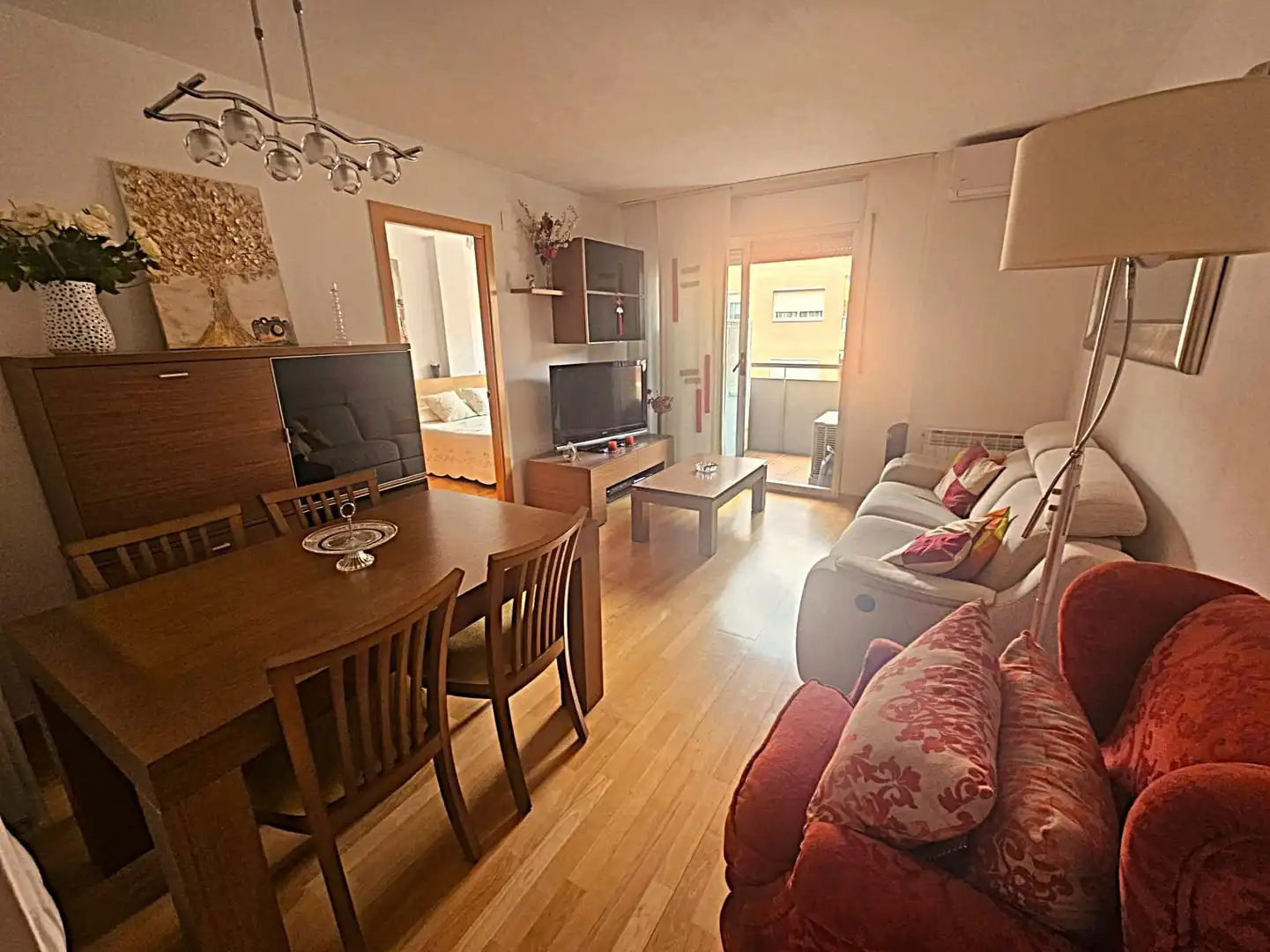 Wohnzimmer von Wohnungen zum Verkauf in Lleida mit Klimaanlage, Heizung und Balkon