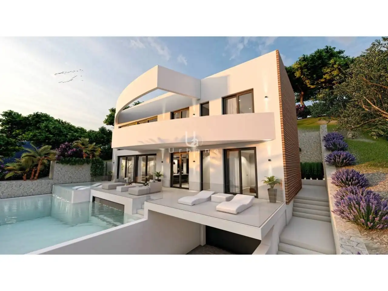 Jardín de Casa o chalet en venta en Altea con Aire acondicionado, Jardín privado y Terraza