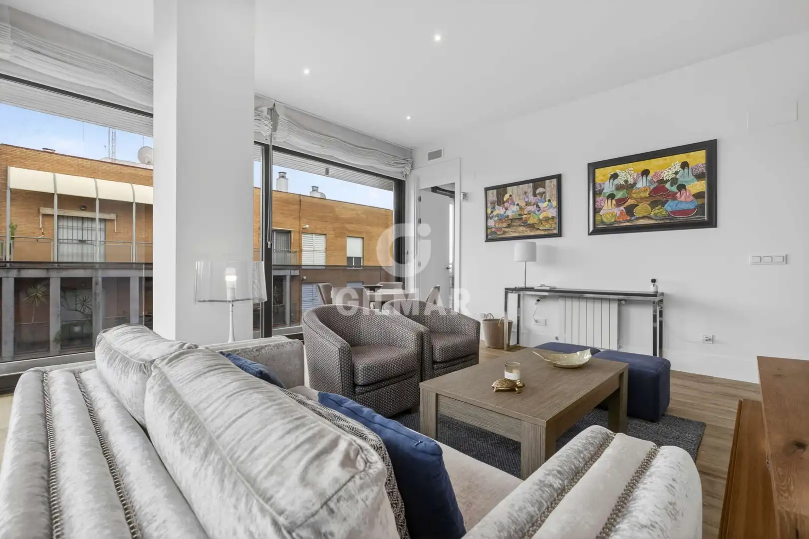 Sala de estar de Piso en venta en Sevilla con Calefacción, Trastero y Piscina
