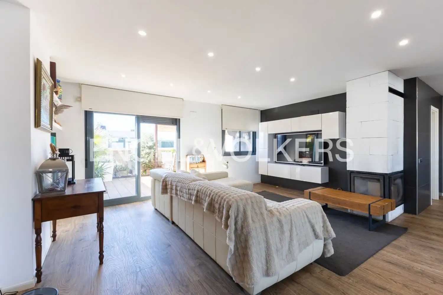 Sala de estar de Ático en venta en Benicarló con Aire acondicionado, Calefacción y Terraza