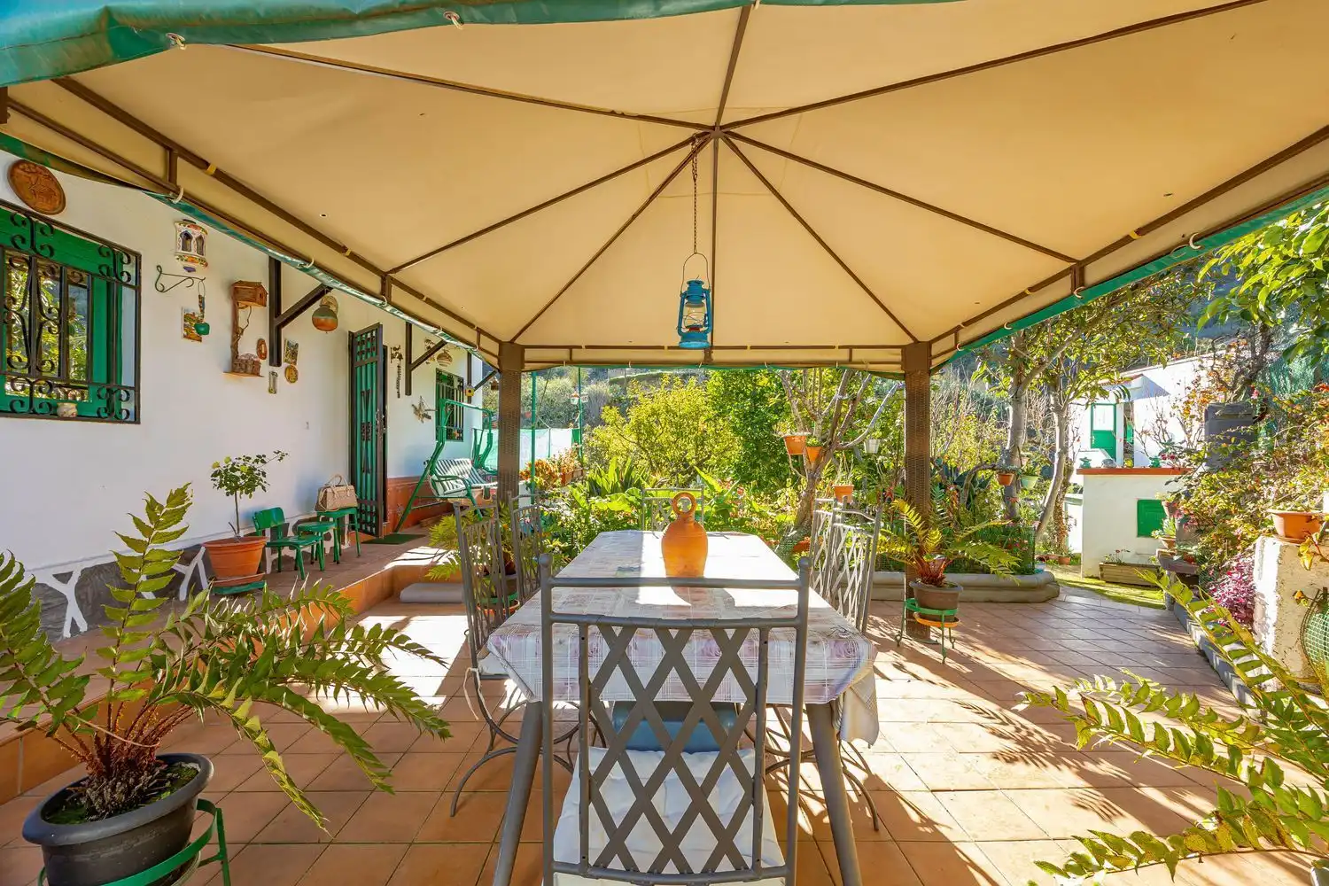 Terrassa de Casa o xalet en venda en Vega de San Mateo amb Jardí privat i Terrassa