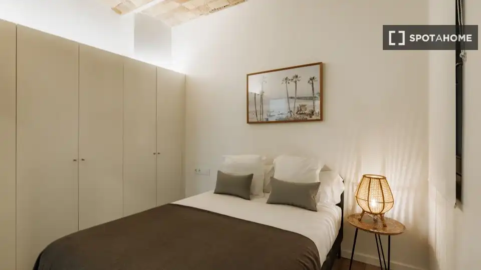 Habitación de Piso de alquiler en Barcelona con Aire acondicionado, Calefacción y Amueblado