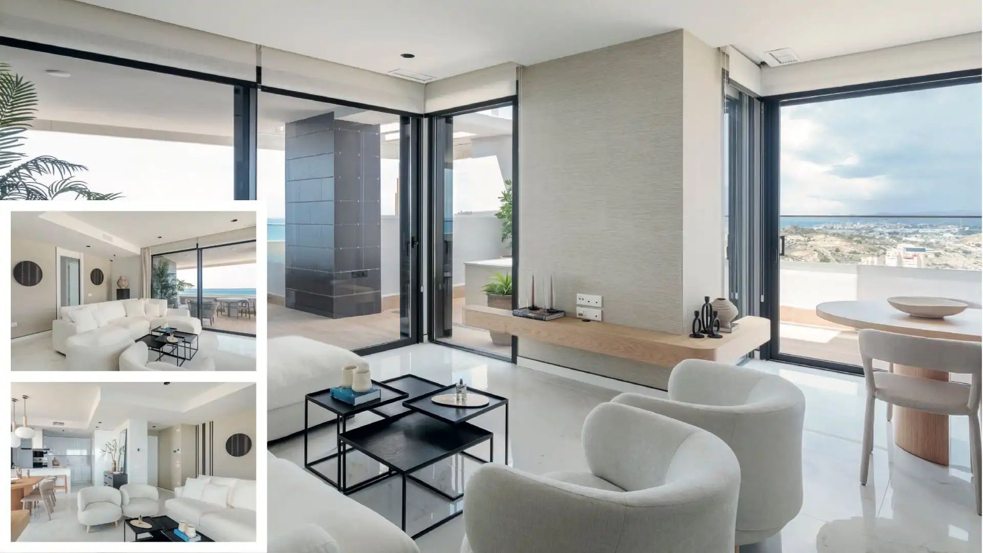 Sala d'estar de Apartament en venda en Benidorm amb Terrassa, Traster i Piscina comunitària
