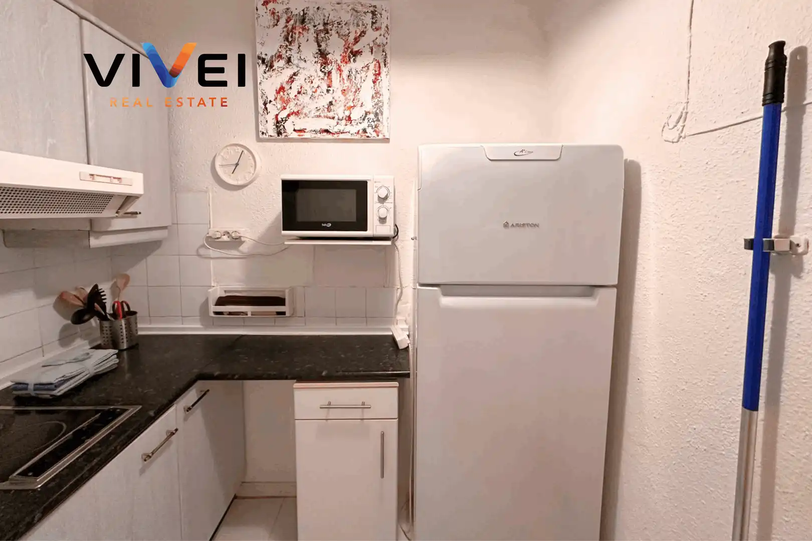 Cocina de Piso de alquiler en Madrid con Aire acondicionado