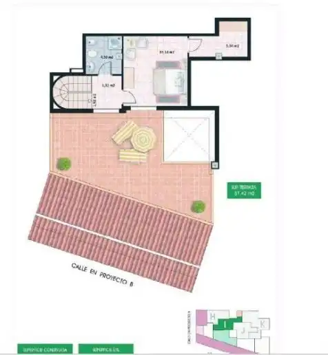 Attique avec terrasse à vendre à Càlig, imagen 10
