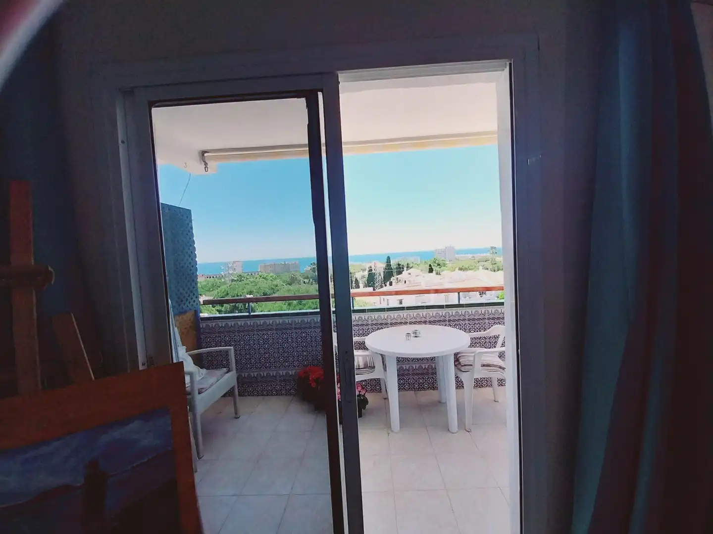 Terraza de Apartamento en venta en Mijas con Jardín privado, Terraza y Amueblado