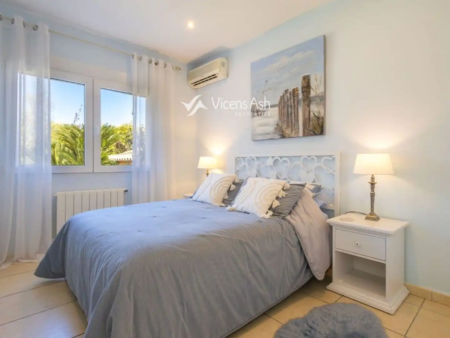 Bedroom of Houses for sale in Jávea / Xàbia  with Air Conditioner, Terrace and Swimming Pool